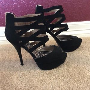 Black high heels